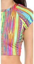Thumbnail for your product : Nanette Lepore Sinaloa Stripe Rash Guard