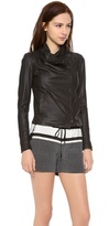 Thumbnail for your product : Vince Scuba Leather Jacket
