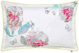Joules Bright White Beau Bloom 100% Cotton Oxford Pillowcase