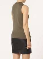 Thumbnail for your product : Dorothy Perkins Khaki Shell Top