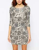 Thumbnail for your product : TFNC Bodycon Dress With Floral Sequin Embellishment