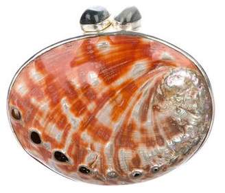 Celestina Seashell Clutch