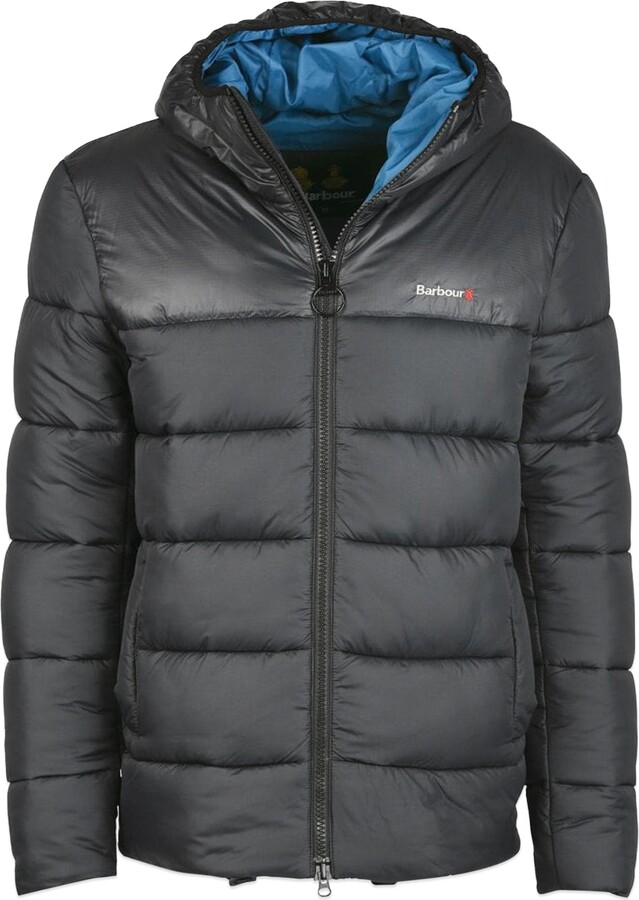 Barbour Dew Point Baffle Quilted Jacket Black ShopStyle