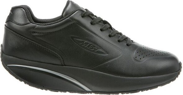 MBT MBTWomen'sMBT1997BlackLeatherCasualSneakers,5.5