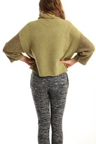 Thumbnail for your product : 3.1 Phillip Lim Boxy Pullover Sweater with Marled Sleeves