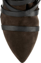 Thumbnail for your product : Isabel Marant Royston suede and leather ankle boots