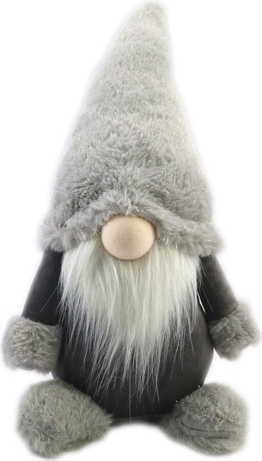GALT INTERNATIONAL Grey Faux Fur Gnome ShopStyle Decor