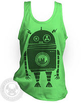 Thumbnail for your product : American Apparel EQ ROBOT 60s Vintage old tin toy BB408 Poly/Cotton Tank Top NWT