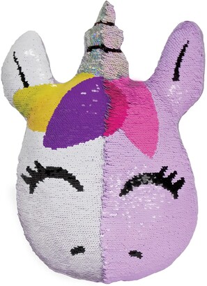 Iscream Kids' Flip Sequin Unicorn Pillow
