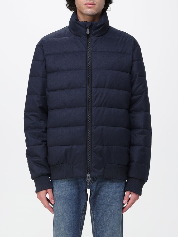 Save The Duck Jacket Men color Blue