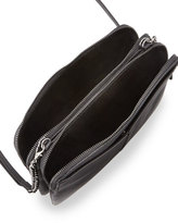 Thumbnail for your product : BCBGMAXAZRIA Snake-Embossed Napa Leather Double Crossbody Bag, Black