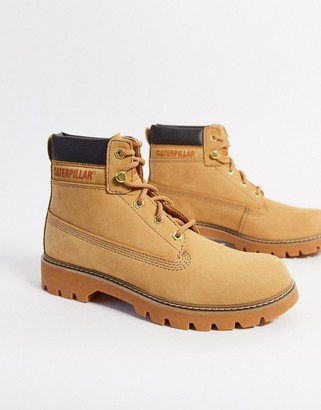 caterpillar suede boots