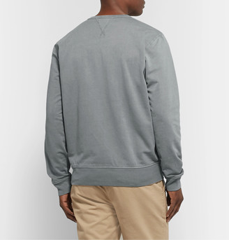 Outerknown Stowaway Garment-Dyed Fleece-Back Supima Cotton-Jersey Sweatshirt