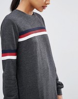 Thumbnail for your product : ASOS Sweatshirt with Stripe Tipping