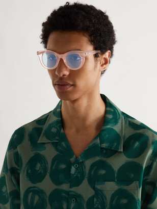 Native Sons Huxley Round-Frame Acetate Sunglasses