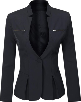 Women Blazer Coat, Ladies Solid Long Sleeve Bussiness Suit Jacket Coat  Office Wear Cardigan Outwear price in UAE | Amazon UAE | kanbkam