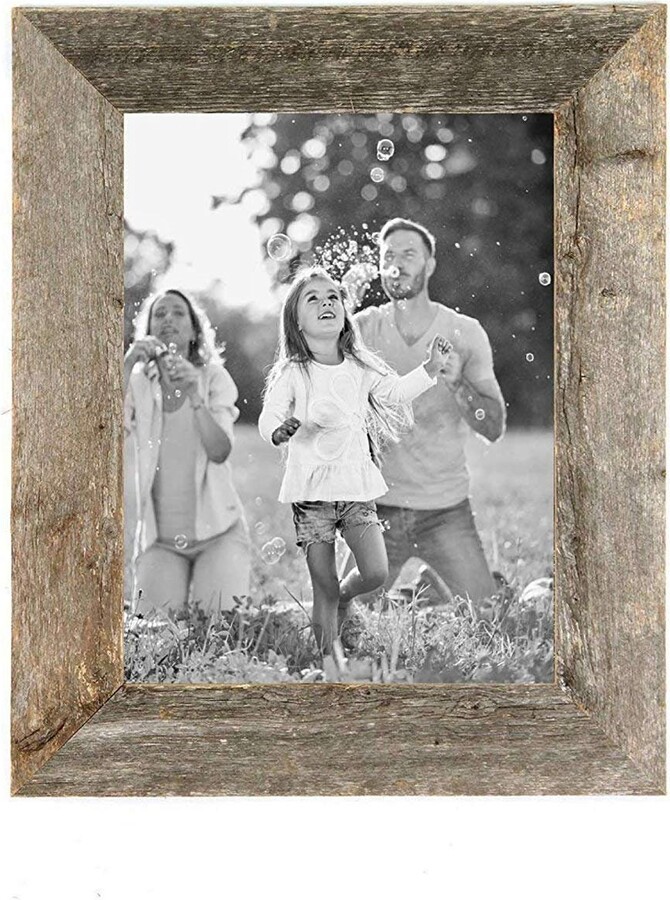 Etsy Barnwoodusa Rustic 14" X - 15" 36" Custom Picture Frame 1 1/2 Inch Wide 100% Reclaimed Wood | Weathered Gray