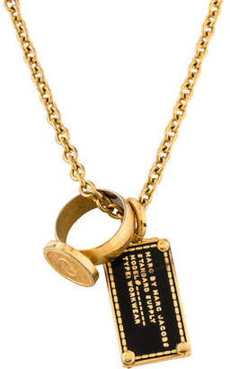 Marc by Marc Jacobs Ring & Dog Tag Pendant Necklace