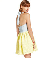 Thumbnail for your product : Keds Juniors Dress, Sleeveless Lace Chambray Halter