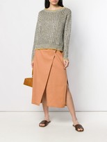 Thumbnail for your product : Eleventy Metallic Jumper