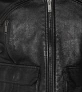Thumbnail for your product : Saint Laurent Cropped leather biker jacket