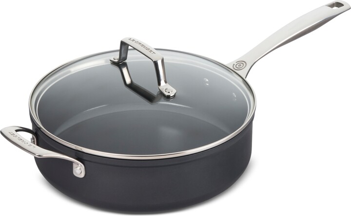 Le Creuset Essential Nonstick Ceramic 4.25-Qt. Saute Pan with Glass Lid