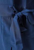 Thumbnail for your product : Equipment Winton Wrap-effect Washed-silk Shirt Dress