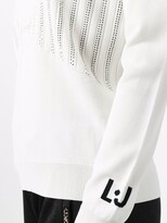 Thumbnail for your product : Liu Jo cut out-detail V-neck jumper