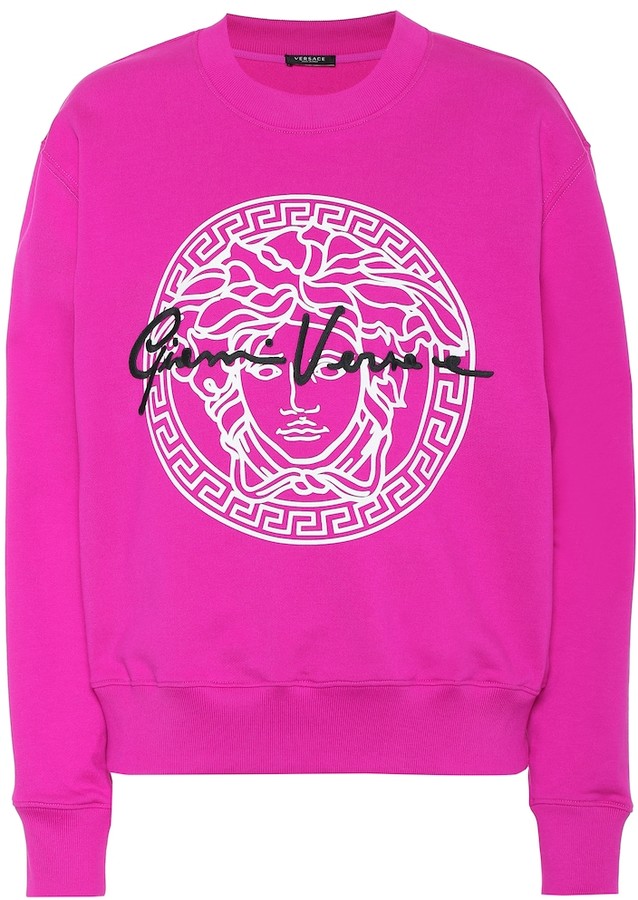 versace pink sweater