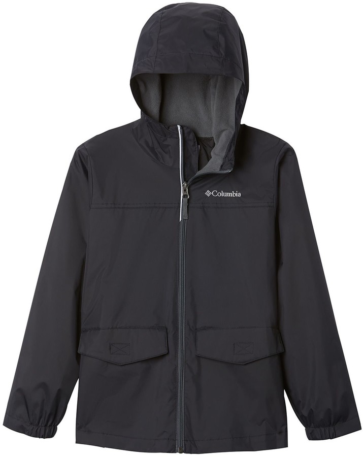 columbia rain jacket with fleece lining