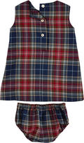 Thumbnail for your product : Oscar de la Renta Trapeze checked woollen dress and knickers