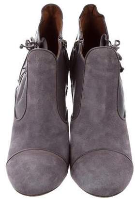 Tabitha Simmons Cap-Toe Suede Booties