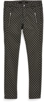 Thumbnail for your product : Joe's Jeans 'Military' Zip Detail Skinny Jeans (Big Girls)