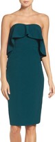 Thumbnail for your product : Chelsea28 Ruffle Strapless Stretch Crepe Sheath Dress