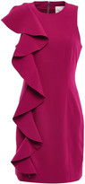 Thumbnail for your product : Cinq à Sept Kimberlin Ruffled Brushed-crepe Mini Dress
