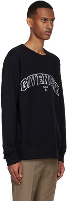 スウェット・トレーナー GIVENCHY Black Cotton Sweatshirt Givenchy Black Cotton Sweatshirt - ShopStyle