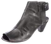 Thumbnail for your product : Marsèll Leather Peep-Toe Booties