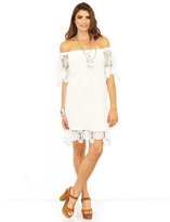 Thumbnail for your product : Nightcap Clothing Carmen Crochet Dress in Natural