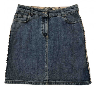 burberry jean skirt