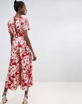 Thumbnail for your product : ASOS Tea Jumpsuit In Floral Print