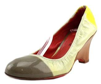 Fiorangelo 31002 Women Round Toe Leather Multi Color Heels.