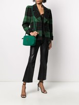 Thumbnail for your product : Yves Saint Laurent Pre-Owned Structured Shoulders Checked Jacket