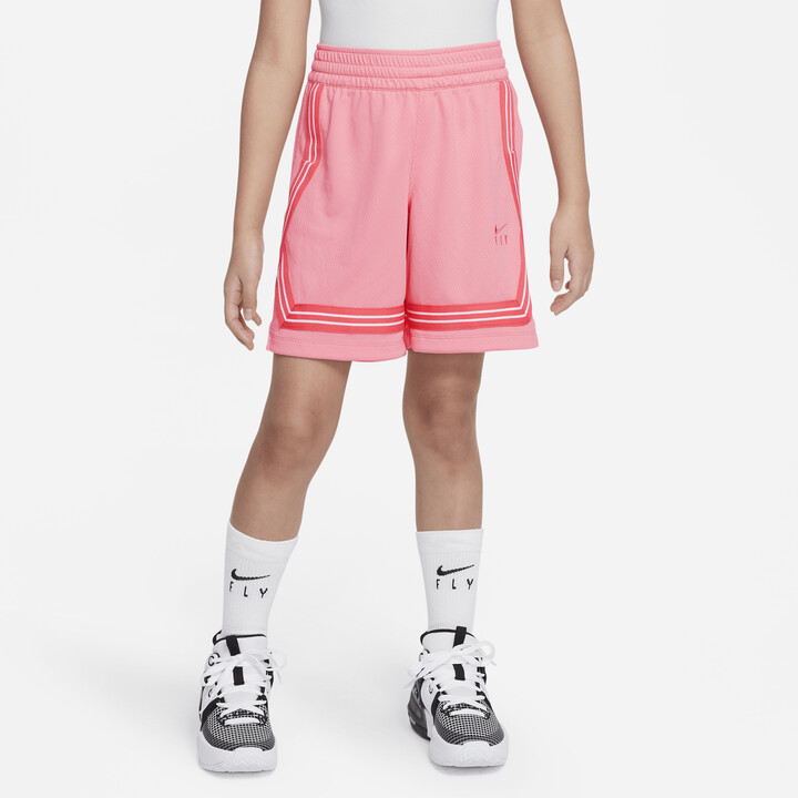 Nike Fly Crossover Big Kids' (Girls') Basketball Shorts in Pink - ShopStyle