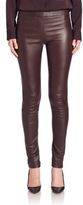 Thumbnail for your product : The Row Pull-On Leather Moto Leggings