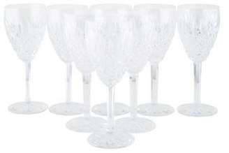 Waterford Set of 8 Crystal Wine Glasses