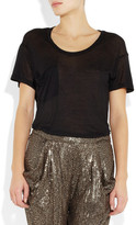 Thumbnail for your product : Kain Label Modal and silk-blend T-shirt