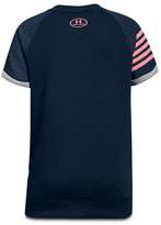 Thumbnail for your product : Under Armour Girls' French Terry Short-Sleeve Shirt - Big Kid