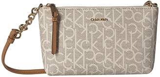 calvin klein hayden monogram crossbody