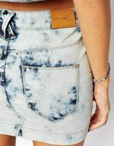 Thumbnail for your product : Blend of America Blend Bleached Denim Mini Skirt Co-ord
