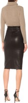Thumbnail for your product : STOULS Ocean Drive leather midi skirt